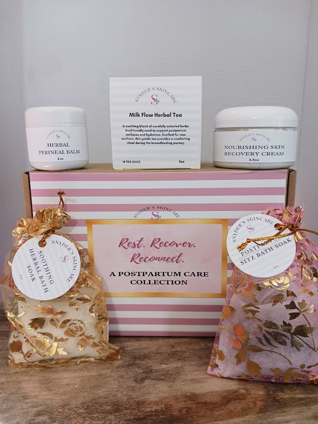 Set de regalo para la recuperación posparto | Cuidado herbal para mamás primerizas