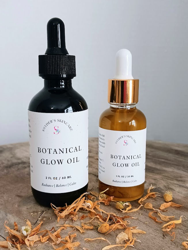 Botanical Glow Oil: aceite herbal para rostro y cuerpo que aporta luminosidad y calma.