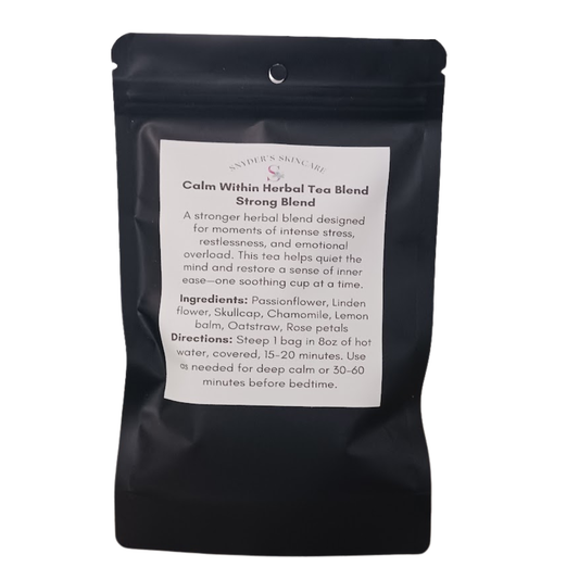 Calm Within Herbal Tea - Strong Blend