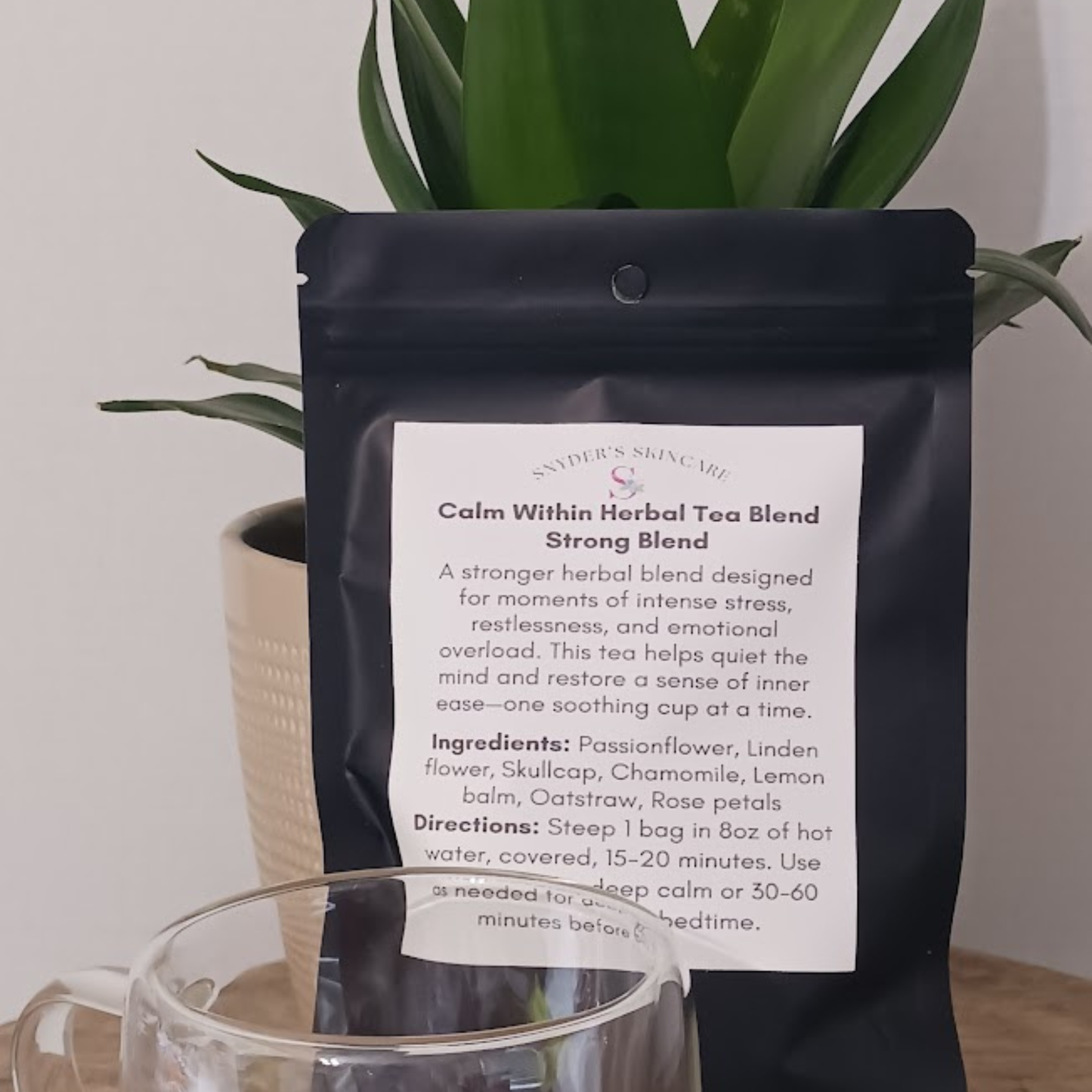 Calm Within Herbal Tea - Strong Blend