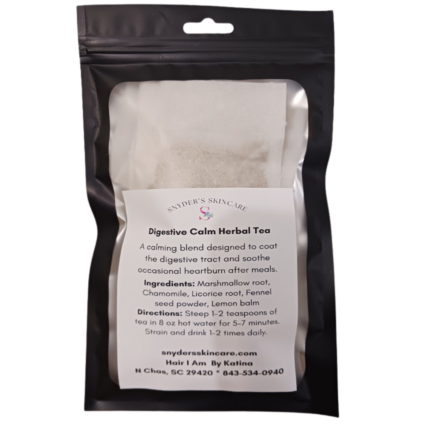 Té de hierbas digestivo calmante