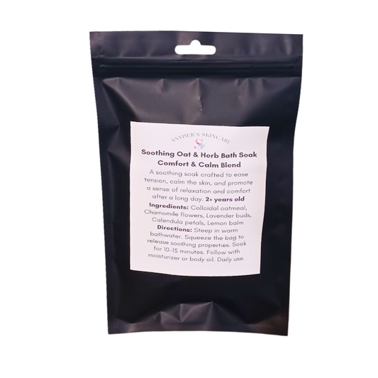 Soothing Oat & Herb Bath Soak – Comfort & Calm Blend
