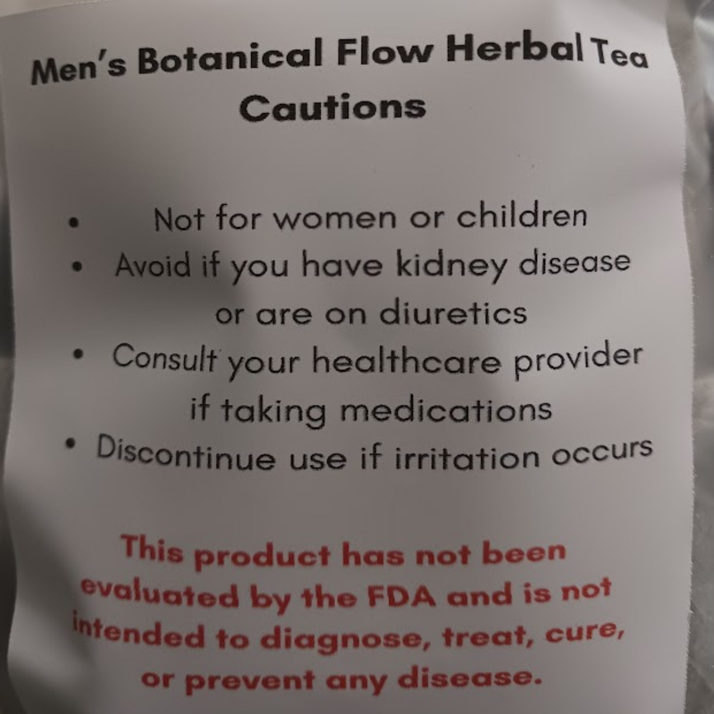 Men's Botanical Flow Herbal Tea