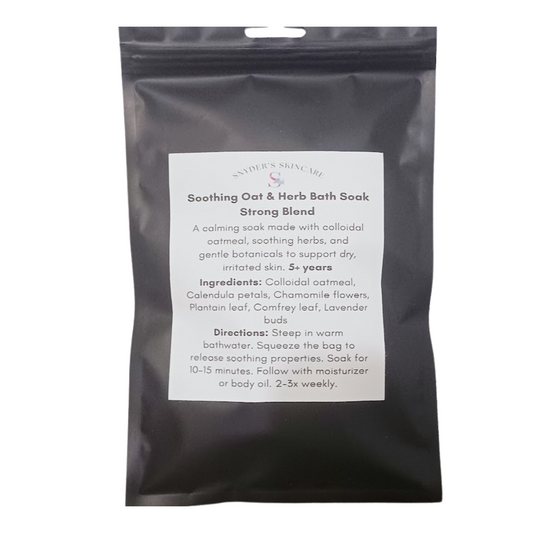 Soothing Oat & herb Bath Soak - Strong Blend