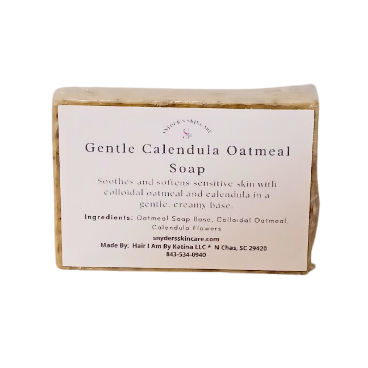 Gentle Calendula Oatmeal Soap