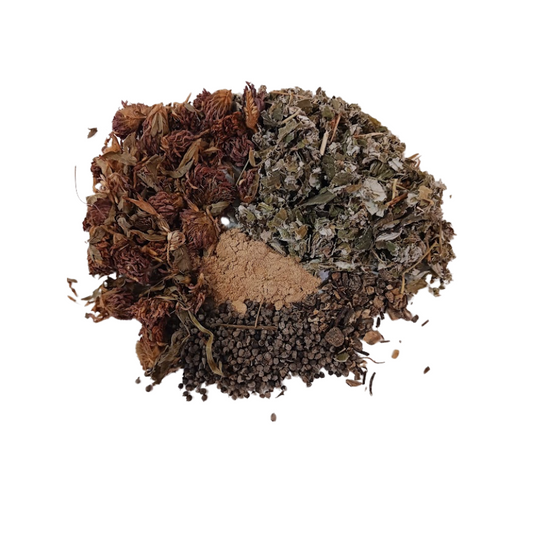 Mezcla de té de hierbas para el apoyo hormonal de las mujeres