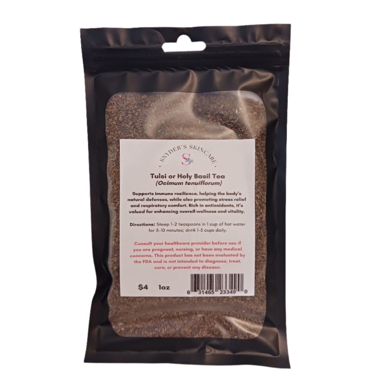 Té de albahaca sagrada (tulsi)