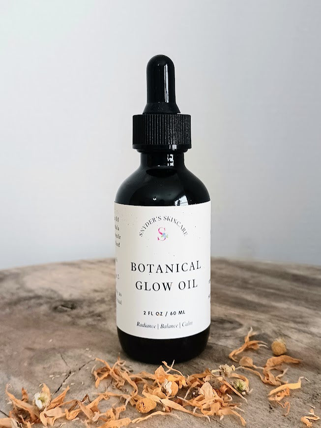 Botanical Glow Oil: aceite herbal para rostro y cuerpo que aporta luminosidad y calma.