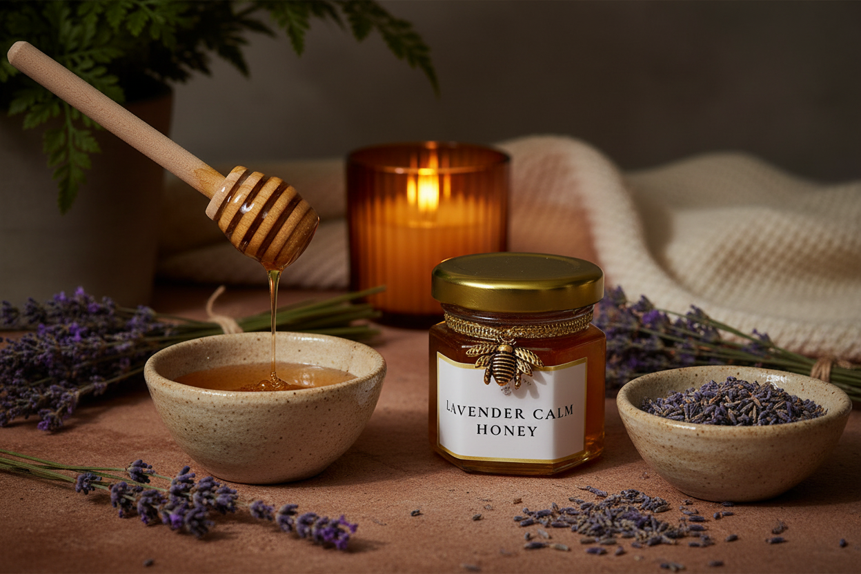 Lavender Calm Honey - With Your Product Photo